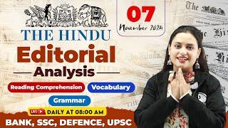 Editorial Analysis | 07 November | The Hindu Editorial Today, Vocab, Reading, Grammar | Rupam Ma'am