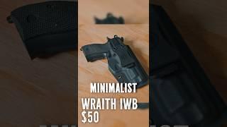 The ULTIMATE MINIMALIST carry holster #gfi #wraithiwb #kydex #gun #holster #review