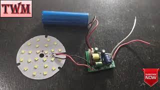 AC-DC CHINA DRIVER CIRCUIT MULTIMETER OUTPUT VOLTAGE TEST & MCPCB KIT CHECK @MANISHCHANDRA14