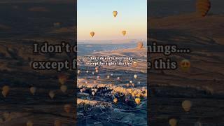 Once in a lifetime experience: Cappadocia Hot Air Balloon Ride!  #ytshorts #turkeytravel #türkiye