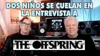 Dos niños se cuelan en la entrevista a The Offspring.