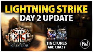 Lightning Strike Warden Day 2 Update | The Tincture Respec & Atlas Farm