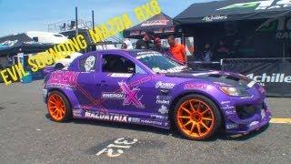 Evil Sounding Turbo Mazda RX8 Drift Car - Mazdatrix