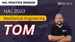 HAL 2023 |  Mechanical Engineering | Theory of Mechanics | BYJU'S GATE