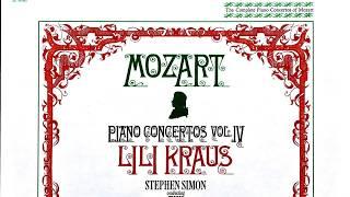 Mozart - Piano Concertos 9 Jeunehomme,15,16,1,2,3,4,5,6,8 + Presentation (Cent.record. : Lili Kraus)