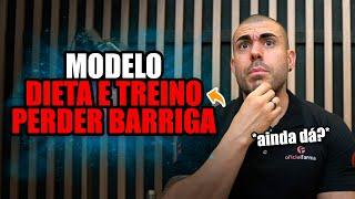 Modelo de dieta e treino pra perder barriga