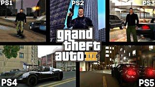 GTA 3 PS1 VS PS2 VS PS3 VS PS4 VS PS5