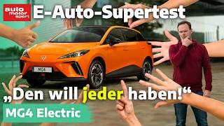 MG4: elektrischer Verkaufsschlager! E-Auto Supertest mit Alex Bloch | auto motor und sport