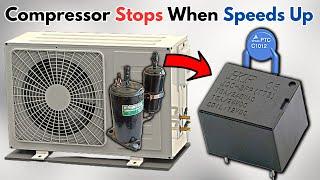 Inverter Compressor Start But Stops When Increasing Speed