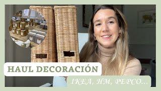 HAUL DECORACIÓN HOGAR: IKEA, H&M HOME, PEPCO, DUNNES STORES ‍ CAMBIOS en la CASA | Laura Raya