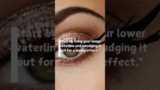 Reverse Cat Eye TrendShowcase the reverse eyeliner trend #AestheticBeauty#eyemakeup#QuickMakeup