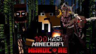100 Hari Di Minecraft Hardcore jungle only Tapi Hutan Angker