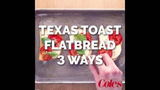 3 Types of Texas Toast Flatbreads