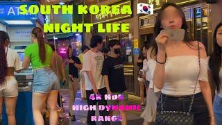 busan nightlife  4k ,Saturday night routine at somyeon