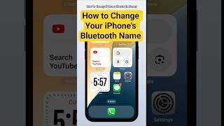 How to Change Your iPhone's Bluetooth Name in Seconds! | bluetooth device name on iphone #tips