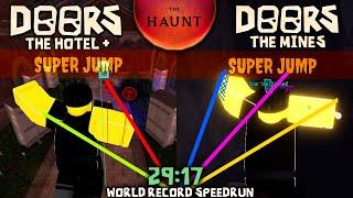 DOORS with Super Jump Candy : ALL FLOORS - WORLD RECORD SPEEDRUN *29:17* NO CHEATS