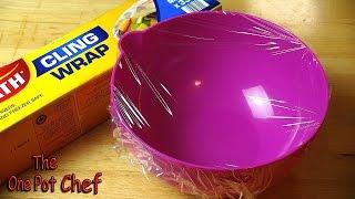 Quick Tips: Cling Wrap Hack | One Pot Chef