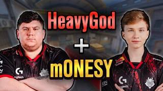 HeavyGod and m0NESY make Top 10 Faceit look easy! Voice comms on!