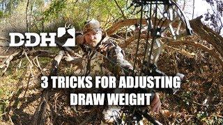 3 Tricks for Adjusting Draw Weight  | D+DH Bow Shop @deerhuntingmag