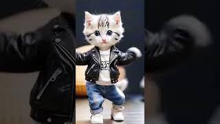 cat cartoon motorcycle dance kids entertainment fun #youtube #youtubeshorts #ytshorts @KINGSTAR-R