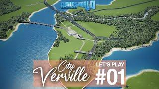 Cities Skylines World: Let's Play City Verville - Ep. 1 The Beginning