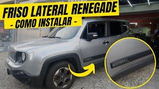 COMO INSTALAR  FRISO DAS PORTAS LATERAL JEEP RENEGADE / DICAS DE INSTALAÇÃO