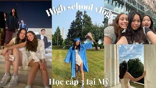 một năm đi học tại mỹ - lớp 12, thi đại học, prom || high school vlog || du học sinh