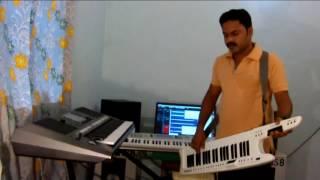 Jaison daniel .Thabla on keytar