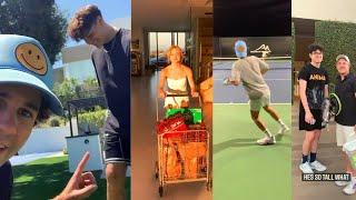 DAVID DOBRIK PLAY TENNIS FT NOAH BECK | MUST WATCH 