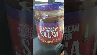 Aldi deal ! Black bean Salsa #aldi #groceryshopping #automobile #homelessinamerica #aldigroceryhaul