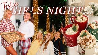 FESTIVE GIRLS NIGHT... **Vlogmas Day 8** || Shopping, baking, gift exchange, etc!!