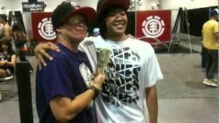 Aldrin Garcia wins high ollie contest at ASR