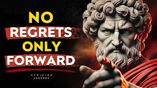No Regrets Only Forward - Marcus Aurelius Stoic Philosophy Stoicism Legends