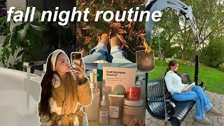 FALL NIGHT ROUTINE: cozy evening, autumn cooking at home & self-care