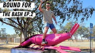 RIDE THE GIANT PINK YABBIE️ BOUND FOR THE BASH EP 2. 9 days to get to the Big Red Bash.