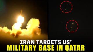 Iran hits back, attacks US’ Bases in Qatar | First visuals| Air Defense System Activated | Iraq