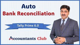 Auto bank reconciliation in tally prime 6.0 | Record transactions directly from bank statement