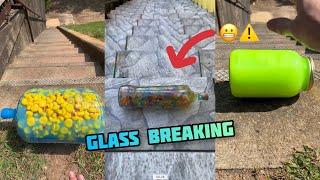 Crushing Crunchy & Soft Things ! Breaking glass bottles ️ Compilation #asmr 05 #satisfying