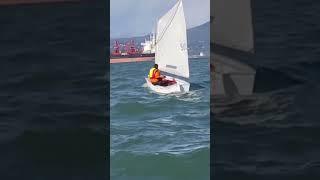 sailing in regatta                        #sea #sailing #regatta #windy