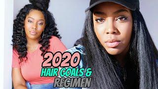 Natural Hair Regimen & Goals for 2020 | Melissa Denise