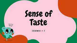 Learning the FIVE SENSES - SENSE OF TASTE | Enjoy Science for Kids