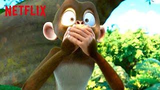 Monkey Talks for the First Time  Jungle Beat: The Movie | Netflix After School