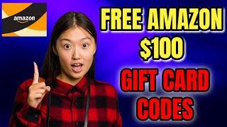 Free Amazon Gift Card Codes 2024  How I Got Free $100 for Shopping Online