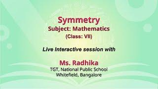 NCERT_CLASS 7_ Symmetry _ Mathematics _Live