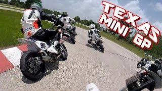 MINI BIKE RACING WITH TEXAS MINI GP ROUND 4 - CRF150R, KX65, UNLIMITED, F5 NOVICE