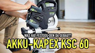 Die Akku-Kapp-Zugsäge KSC 60 von Festool - Mikes Toolshop