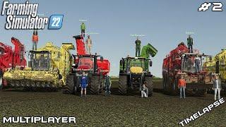 Making 1.000.000 € from SUGAR BEETS | Haut-Beyleron | Farming Simulator 22 Multiplayer | Episode 2