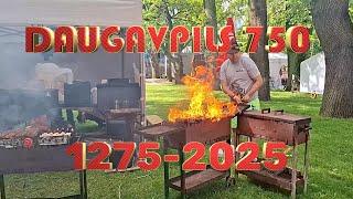 Latvija DAUGAVPILS 750 Праздничный базарчик Празднуем Гуляем Отдыхаем