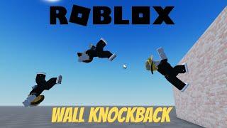 How to Add Knockback to Walls for Players