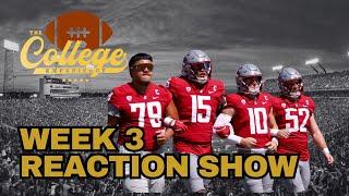 Week 3 Reaction Show | The College Football Experience